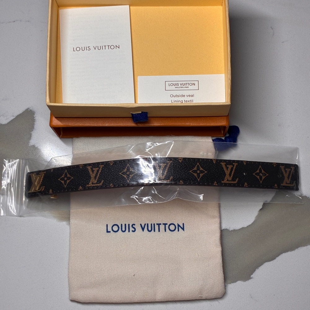 Louis Vuitton LV Slim Bracelet Monogram Eclipse